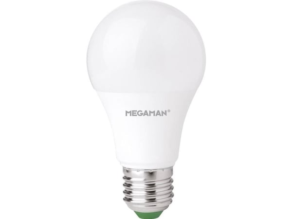 Megaman MM21127 LED-pære (RGB) EEK F E27 pæreform 9 W = 60 W varm hvit dimbar 1 stk
