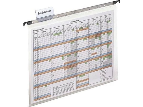 Leitz ALPHA, A4, Läpinäkyvä, Polypropeeni (PP), DIN 821, 348 mm, 264 mm