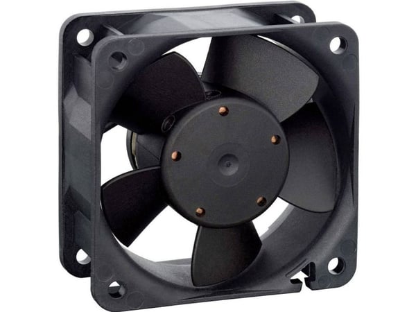 ebm-papst 614NGM, Vifte, 6 cm, 4100 RPM, 35 m³/t, Sort