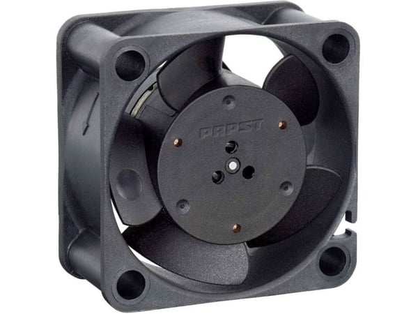 ebm-papst 412H, Vifte, 4 cm, 8100 RPM, 13,5 m³/t, Sort