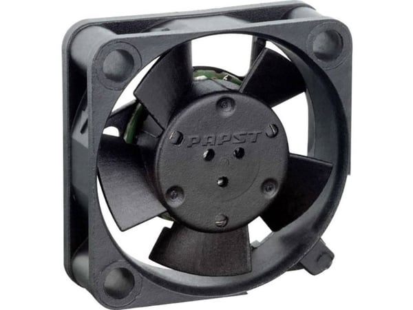 ebm-papst 255 N, Vifte, 2,5 cm, 9600 RPM, 3,5 m³/t, Sort