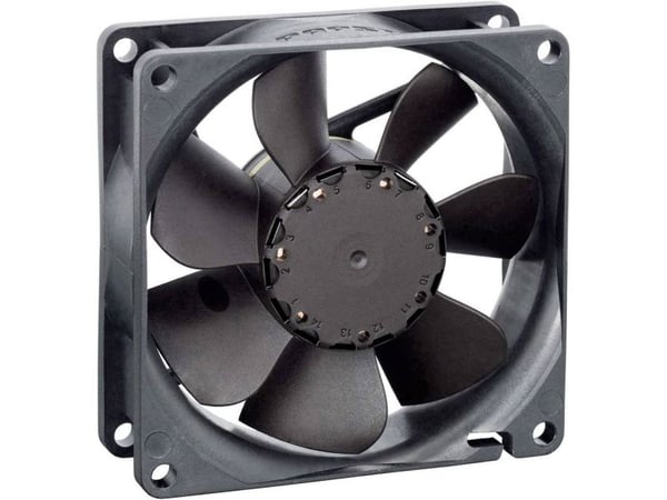 ebm-papst 8412NH, fläkt, 8 cm, 3600 rpm, 37 dB, 46,5 kubikfot/min, 79 m³/h