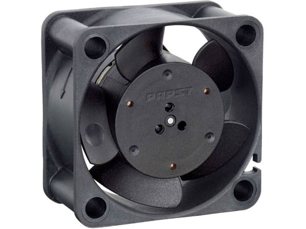 ebm-papst 414, Vifte, 4 cm, 6000 RPM, 10 m³/t, Sort