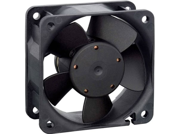 ebm-papst 614NH, Vifte, 6 cm, 5600 RPM, 46 m³/t, Sort
