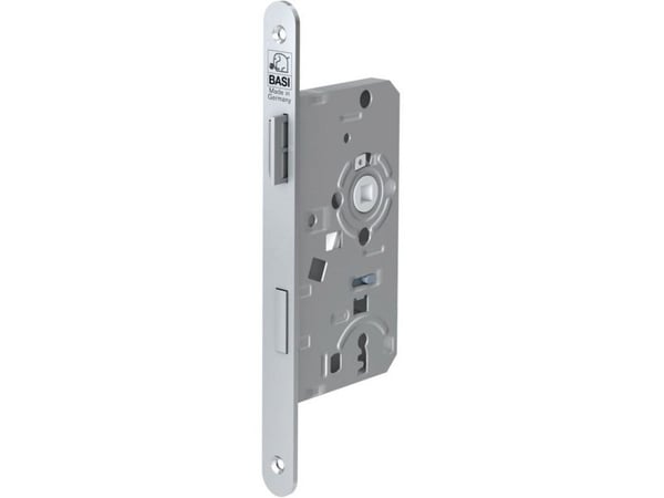 BASI 9220-5528, Mortise-lås, Sølv