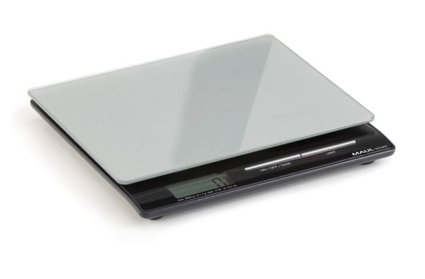 Maul MAULsquare 5000 g vekt 166 45, veieområde 5 kg, avlesningsnøyaktighet 1 g, batteridrevet, sølv