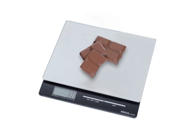 Maul MAULsquare 5000 g vekt 166 45, veieområde 5 kg, avlesningsnøyaktighet 1 g, batteridrevet, sølv