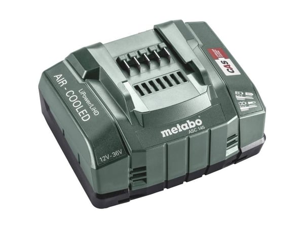 Metabo AIR COOLED ASC 145 - Strømadapter - for Metabo BS 14.4, BS 18 LTX-3, HS 18, SB 18 LTX-3, WPB 36-18