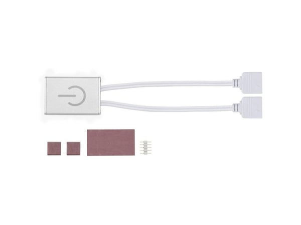 Paulmann 709.75, Knapper, Touch, Sølv, Metalli, 24 V, 43 mm, 8,5 mm
