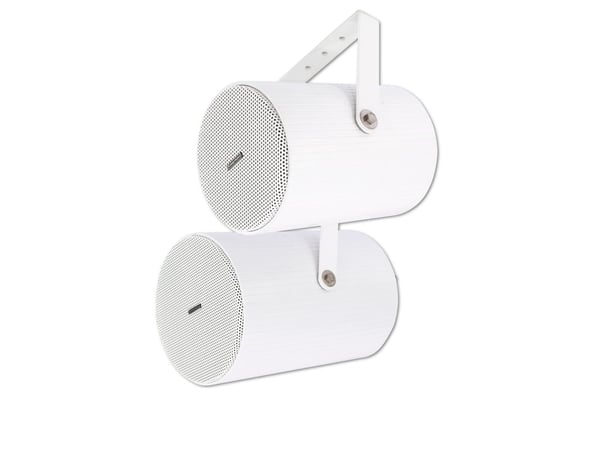 Omnitronic 80710368, Koblet med ledninger (ikke trådløs), 20 W, 110 - 15000 Hz, Hvit