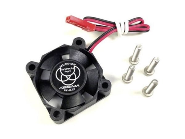 Absima vifte for kjøleribbe 30 mm, passer til modellbyggermotor: 540/550 elmotor, sort