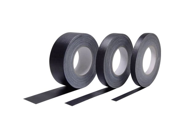 CellPack tekstiltape Nr. 90 svart (L x B) 50 m x 25 mm (1 stk)