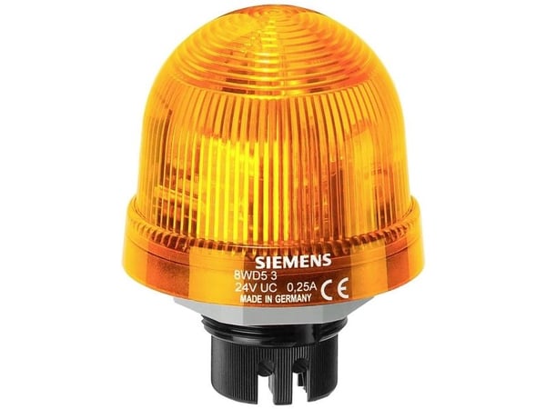 Siemens 8WD5340-0CD signallampe (Ø x H) 70 mm x 66 mm Gul 1 stk.