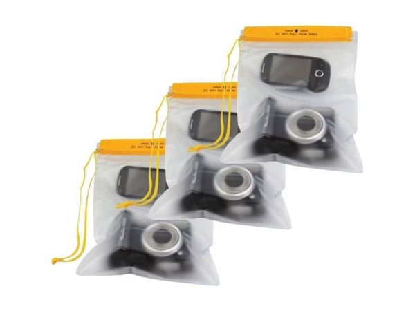 Highlander Pose PVC Pouch 3er (L x B) 250 mm x 170 mm Transparent, Gul CS026