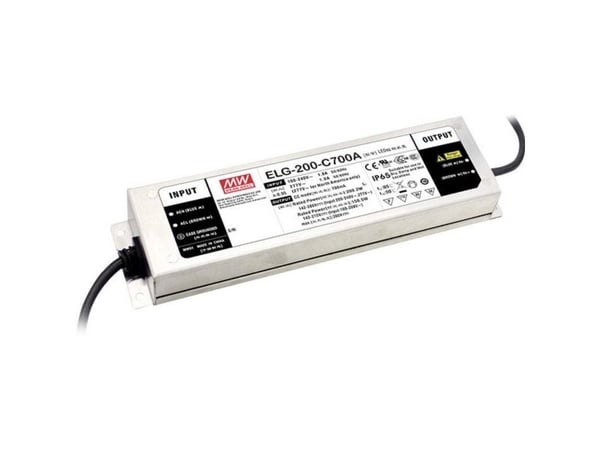 MEAN WELL ELG-200-C700A-3Y, 200 W, IP20, 100 - 305 V, 0,7 A, 286 V, 71 mm