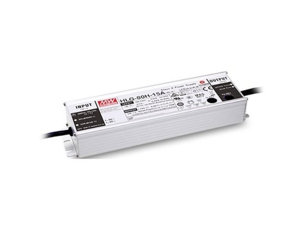 MEAN WELL HLG-80H-48B, 80 W, IP20, 90 - 305 V, 48 V, 61,5 mm, 195,6 mm