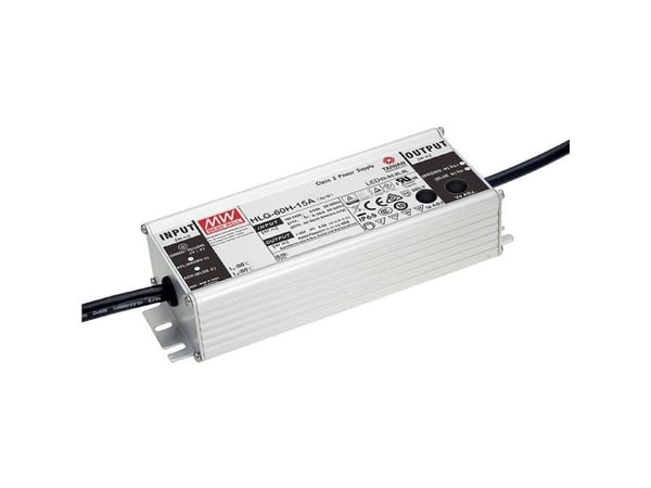 MEAN WELL HLG-60H-48B, 60 W, IP20, 90 - 305 V, 48 V, 61,5 mm, 171 mm