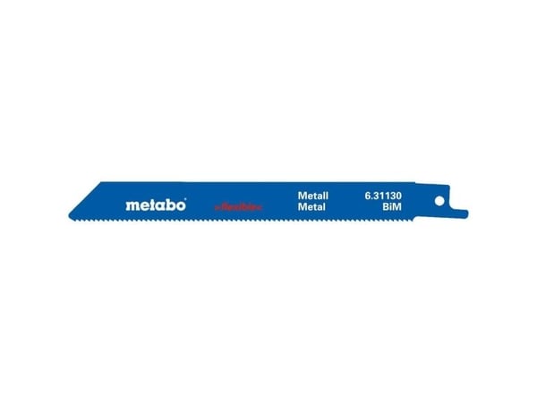 Metabo 631130000, Sabelsagblad, Metall, Bimetall, Blå, Hvit, 1,8 mm, 0,9 mm
