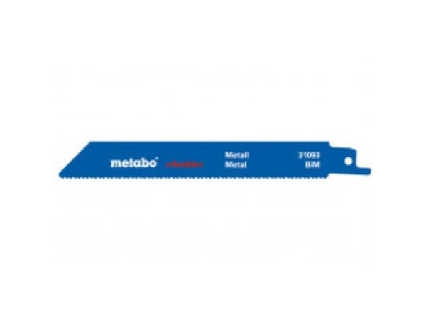 Metabo 631491000, Sabelsagblad, Rør, Profil, Blad metall, Bimetall, Svart, Blå, Hvit, 15 cm, 5 stykker