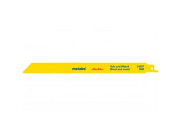 Metabo 631097000, Sabelsagblad, Metall, Tre, Bimetall, Blå, Hvit, Gult, 10-14, 1,8 mm