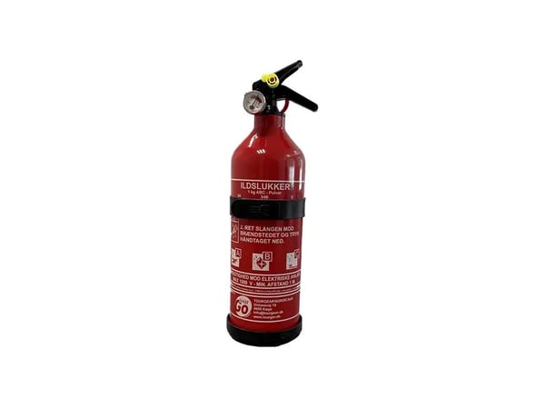 TourGO Brannslukningsapparat ABC Pulver - 1 kg. TourGO Brannslukningsapparat ABC Pulver - 1 kg.