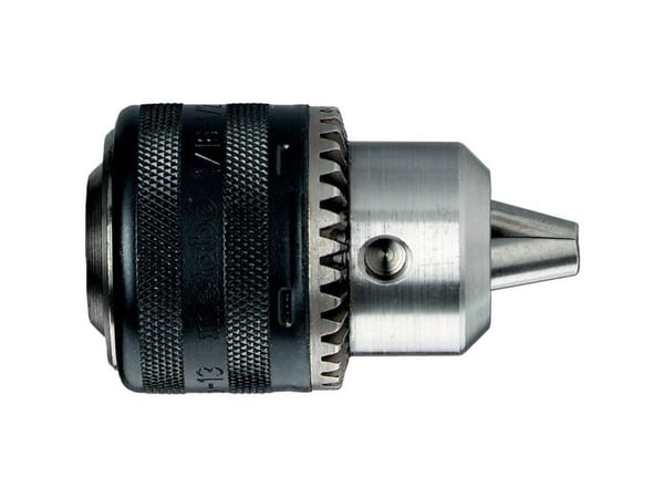 Metabo 635008000, Nøkkeldrevet chuck, 0,5 mm, 6,5 mm, 3/8"-24, 3 cm, Sort, Rustfritt stål