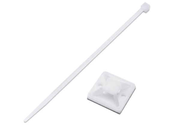 TRU COMPONENTS T1904CA038 Kaapelinsidontalajitelma 100 mm 2,50 mm Luonnollinen 20 kpl
