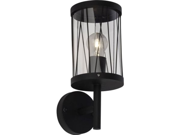 Brilliant Reed 44681/63 utendørs LED-veggbelysning (RGB) E27 40 W svart matt
