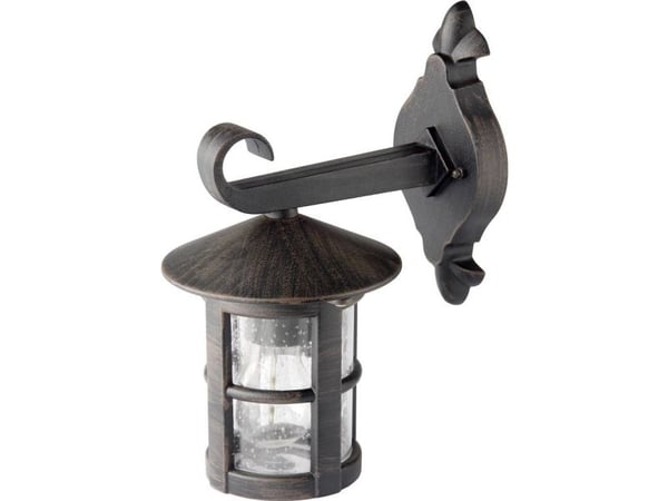 Brilliant Jordy 45582/60 utendørs vegglampe LED (RGB) E27 60 W sort