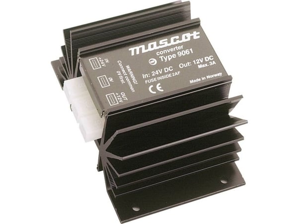 Mascot 9061 DC/DC-sähkönsiirtomuunnin 24 V/DC - 7,5 V/DC/1,6 A 27 W