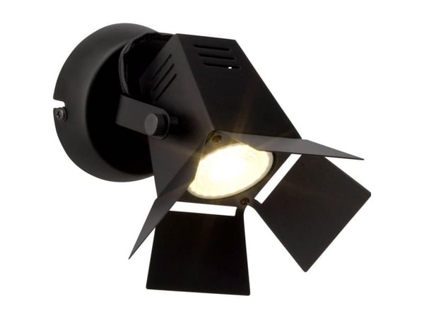 Brilliant Movie G08910/76 Vægprojektør GU10 5 W Halogen Sort (mat)
