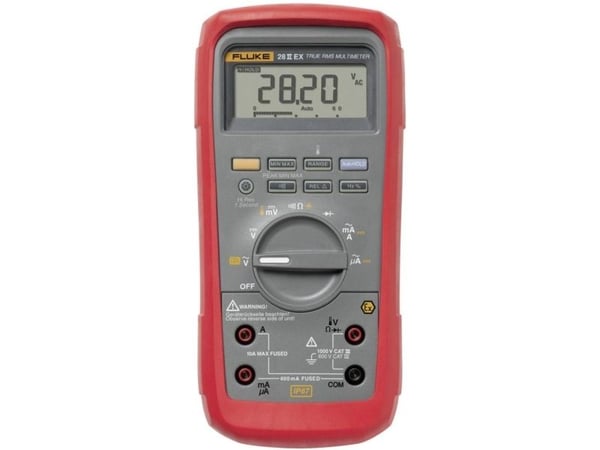 Fluke 28 II Ex, LCD, Batteri, AAA, Alkaline, 100 mm, 198,1 mm