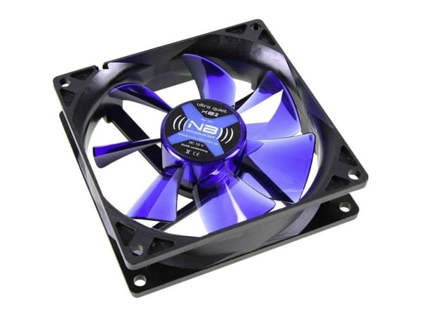 Noiseblocker BlackSilentFan XE2, Fan, 9,2 cm, 1800 RPM, 21 dB, 65 m³/h, Svart