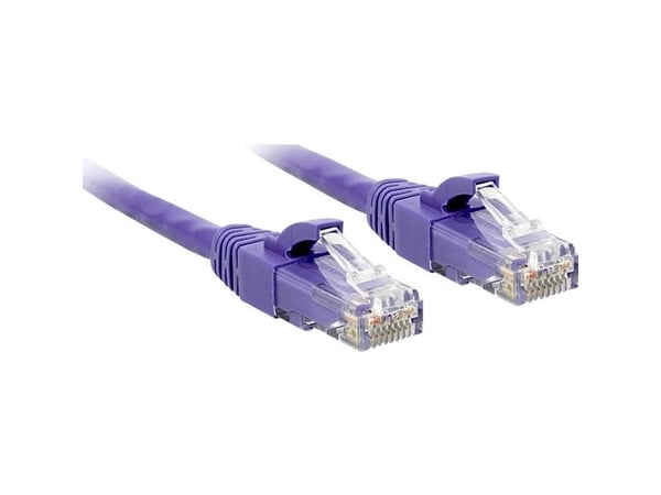 Lindy 48126, 7,5 m, Cat6, U/UTP (UTP), RJ-45, RJ-45, Lilla