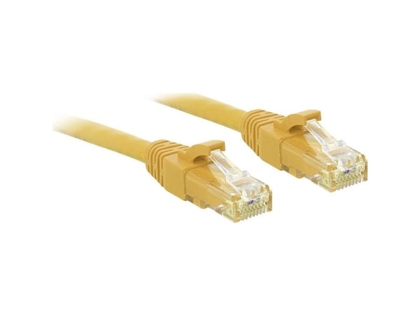 Lindy 48060, 0,3 m, Cat6, U/UTP (UTP), RJ-45, RJ-45, Gult