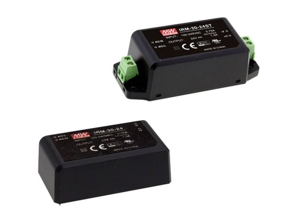 MEAN WELL IRM-30-5 Strømforsyning 30 W Svart (IRM-30-5)
