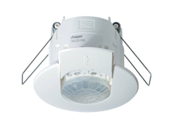 Hager TCC510S, -10 - 45 °C, Valkoinen, ABS-synteettinen, 1 kpl