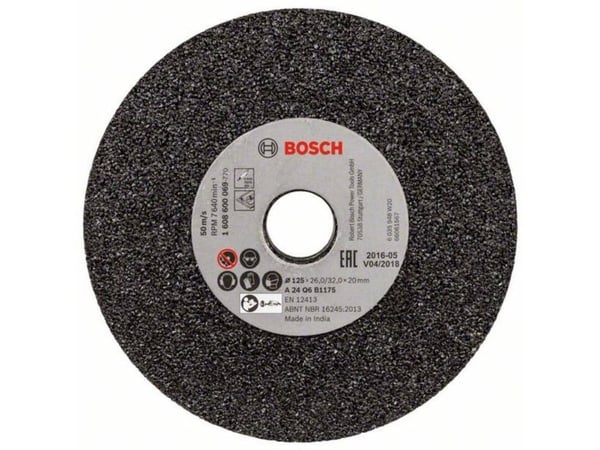 Bosch SLIBESKIVE KORUND 125MM K24 GGS6 T/STÅL