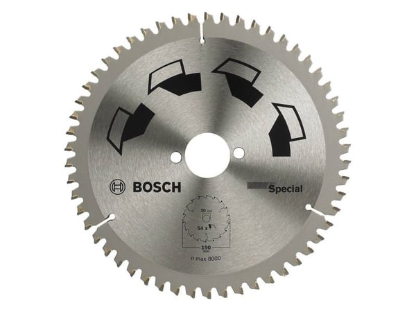 Bosch RUNDSAVKLINGE SPECIAL 190X2X30/MM T54