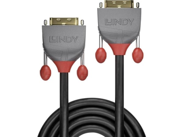 Lindy 36224, 5 m, DVI-D, DVI-D, Hankjønn, Hankjønn, Sort