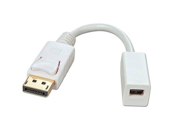 Lindy 41060, 0,15 m, DisplayPort, Mini DisplayPort, Hankjønn, Hunkjønn, Hvit