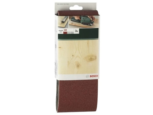 Bosch tilbehør 2609256227 slipebånd kornstørrelse 150 (L x B) 610 x 100 mm 3 stk