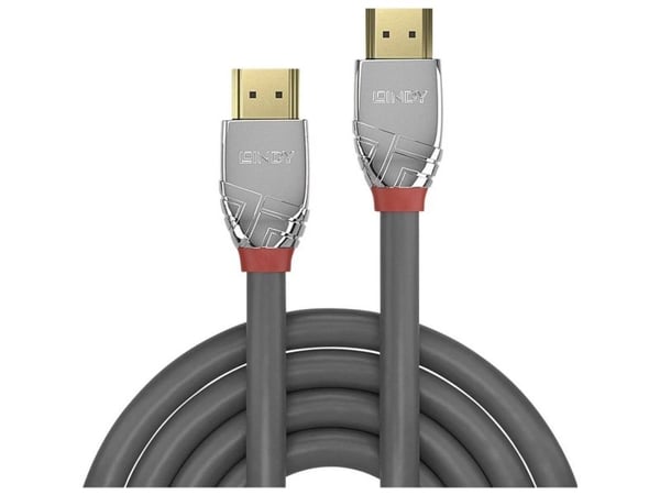Lindy 37875, 7,5 m, HDMI Type A (Standard), HDMI Type A (Standard), 4096 x 2160 piksler, 3D, Grå