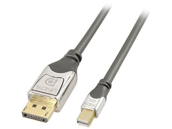 Lindy 36310, 0,5 m, Mini DisplayPort, DisplayPort, Hankjønn, Hankjønn, 4096 x 2160 piksler
