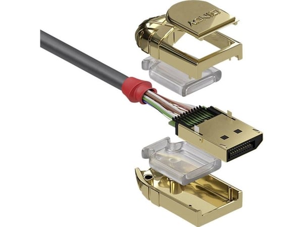 Lindy 36295, 7,5 m, DisplayPort, DisplayPort, Hankjønn, Hankjønn, Grå