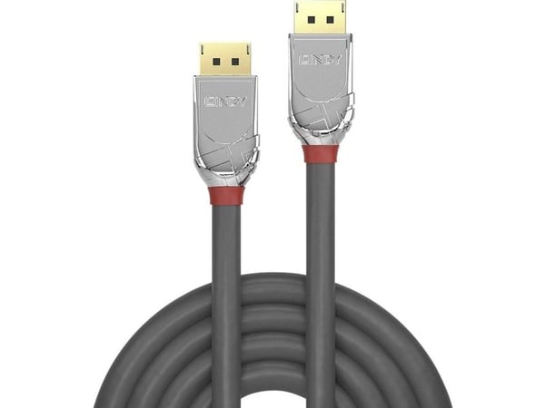 Lindy 36301, 1 m, DisplayPort, DisplayPort, Hankjønn, Hankjønn, Grå