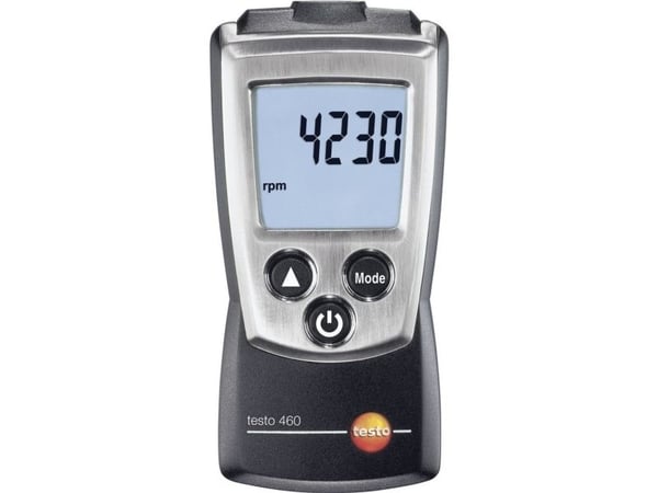 Testo 460, Kannettava, Kontaktiton, Digitaalinen, 100 - 29999 RPM, Musta, Hopea, 0,02%