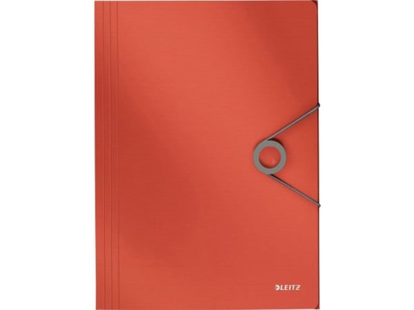 Leitz 45631020, Läppäkansio, A4, Polypropeeni (PP), Punainen, 150 arkkia, 80 g/m²