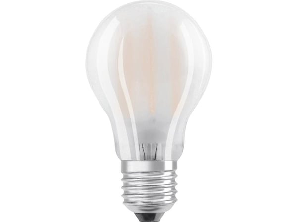 OSRAM LED STAR - LED-filamentlyspære - form: A60 - mattslipt finish - E27 - 7.5 W (ekvivalent 75 W) - klasse D - kjølilg hvitt lys - 4000 K