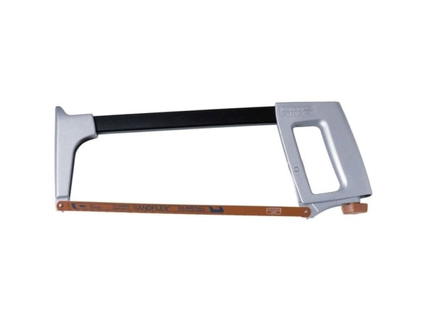 Bahco Profesjonell baufilbue, Baufil, Aluminium, Sort, Oransje, Sølv, Sølv, 30 cm, 300 mm